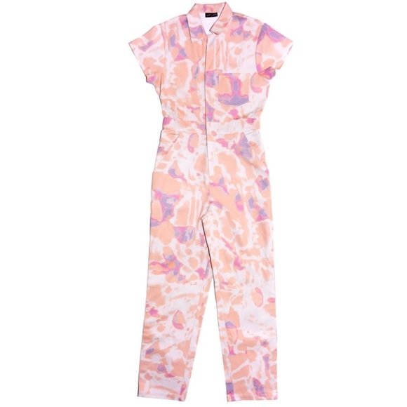 Hot Lava Jumpsuit in Sherbert Tie Dye - Picture 2 of 9